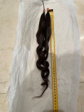 Mallas fallera pelo natural castaño