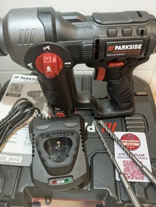 Taladro martillo percutor Parkside 12v profesional