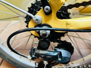 Bicicleta Plegable Vintage Edition Amarilla pastel