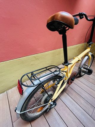Bicicleta Plegable Vintage Edition Amarilla pastel