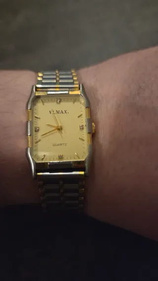 Orologio VI.MAX. vintage anni '80 oro/argento