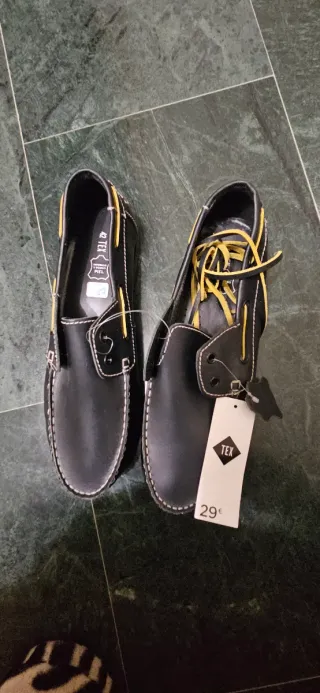 Náuticos Talla 42 Negros Nuevos