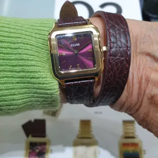 Orologio Cluse CW11822 pelle coccodrillo