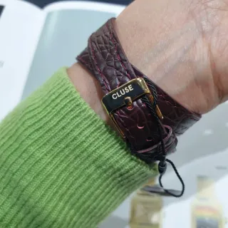 Orologio Cluse CW11822 pelle coccodrillo