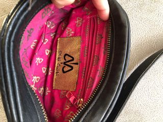 Bolso Piti Cuiti Piel Negro Tachuelas