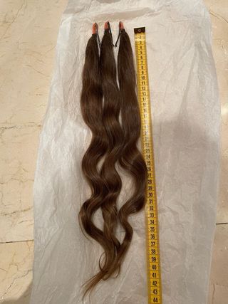 Mallas fallera pelo natural rubio medio