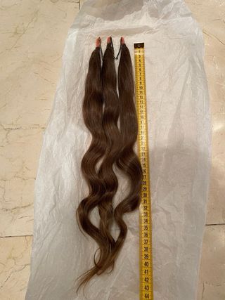 Mallas fallera pelo natural rubio medio