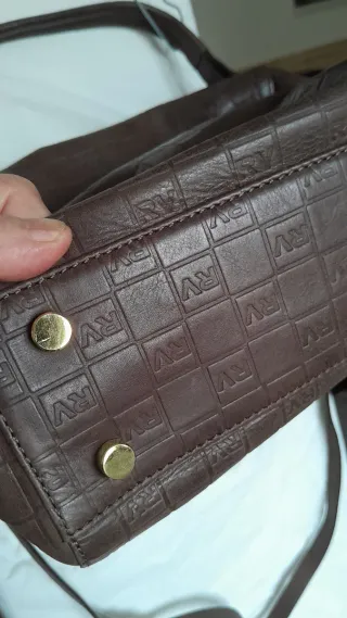 Bolso marrón de Roberto Verino.