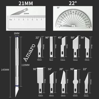 13 Acessórios para Lamina/Caneta de Corte de Preci
