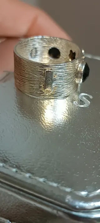 Anillo Tous Plata Onix