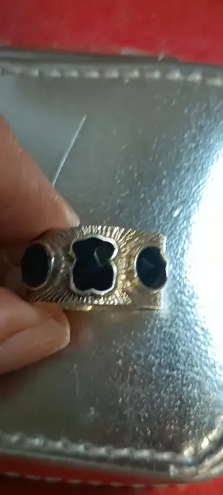 Anillo Tous Plata Onix