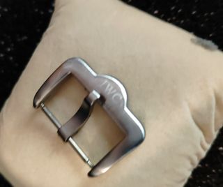 Fibbia IWC in argento