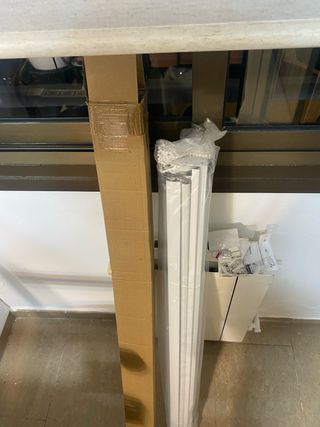 Tenda a doppio strato bianco 100x180cm