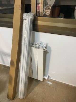 Tenda a doppio strato bianco 100x180cm