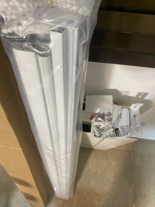 Tenda a doppio strato bianco 100x180cm