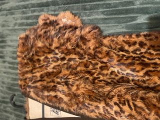 Chaleco de pelo estampado leopardo