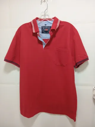 Polo SEAMAN Talla L Rojo