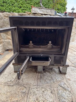 Casete leña y conductos chimenea