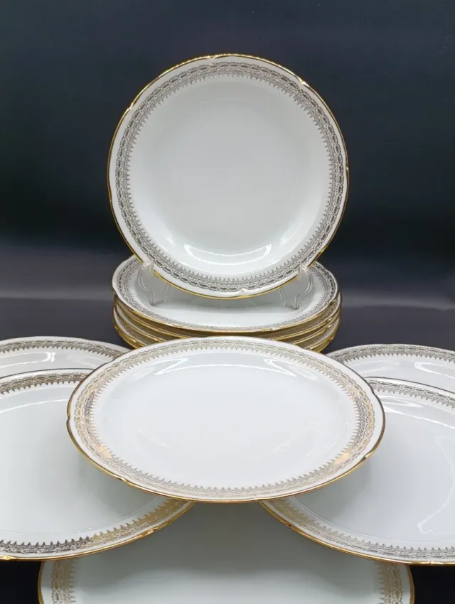 Set di stoviglie in porcellana Vierzon Limoges, 6 servizi