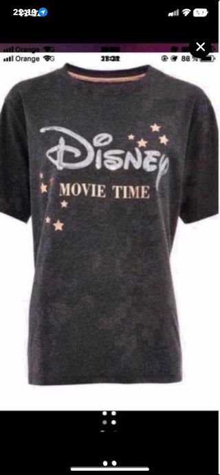 Camiseta Disney Gris nuevas todas las tallas