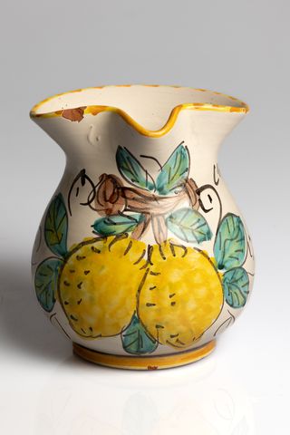 Brocca ceramica Caltagirone dipinta a mano
