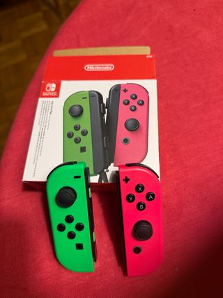 Joy-Con Nintendo Switch Verde e Fucsia