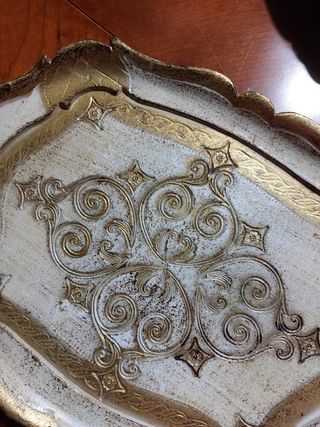 Vassoio Veneziano Decorativo in Legno