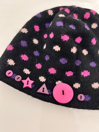 Conjunto Gorro y Guantes Lunares