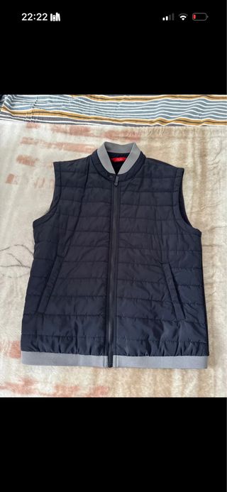 Chaleco acolchado negro talla XL