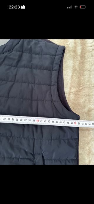 Chaleco acolchado negro talla XL