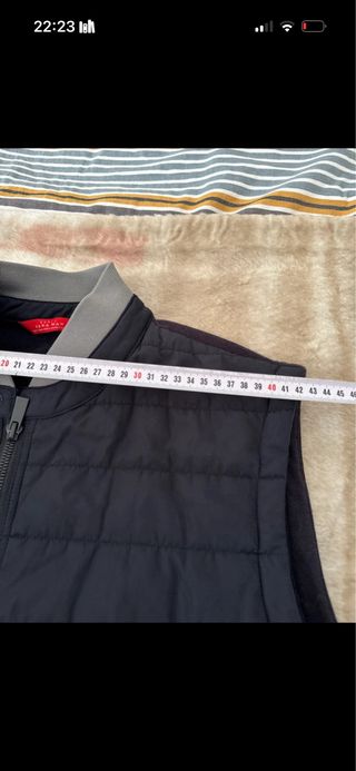 Chaleco acolchado negro talla XL