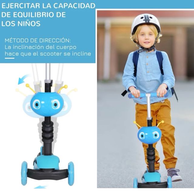 Patinete 3 en 1 para niños