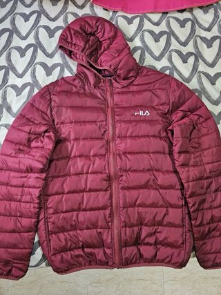 Cazadora Fila acolchada roja