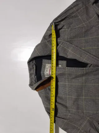 Americana cuadros con parches en codos