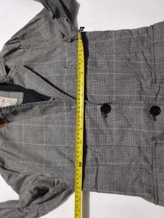 Americana cuadros con parches en codos