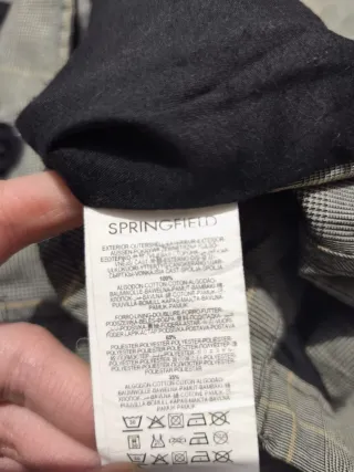 Americana cuadros con parches en codos