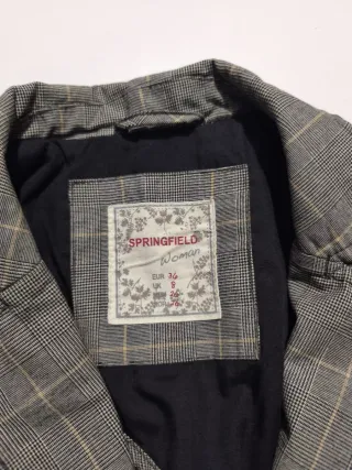 Americana cuadros con parches en codos