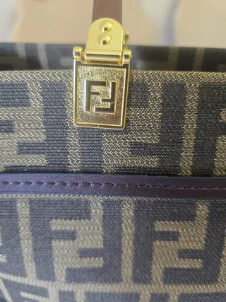 Borsa Fendi Donna Beige/Marrone