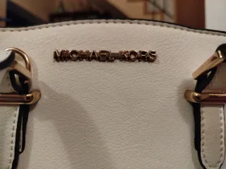 Bolso Michael Kors Blanco Piel