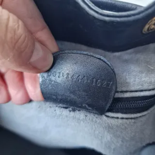 Bolso Gucci Negro Piel y Lona Original bandolera