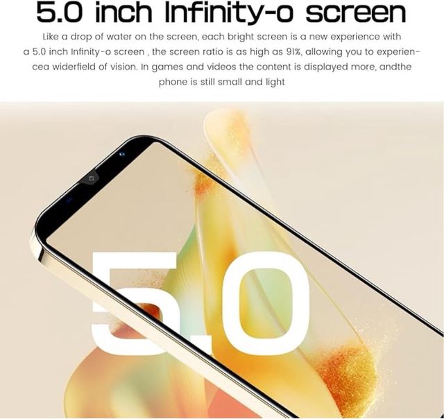 Smartphone 5” 3G 16GB ROM Dual SIM NOVO