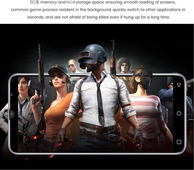 Smartphone 5” 3G 16GB ROM Dual SIM NOVO