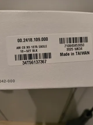 Cassetta SRAM GX Eagle 1275 10-52T