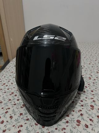 Casco LS2 Carbono Talla M Negro gloss(brillante)