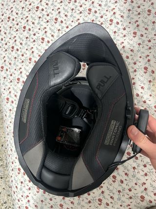 Casco LS2 Carbono Talla M Negro gloss(brillante)