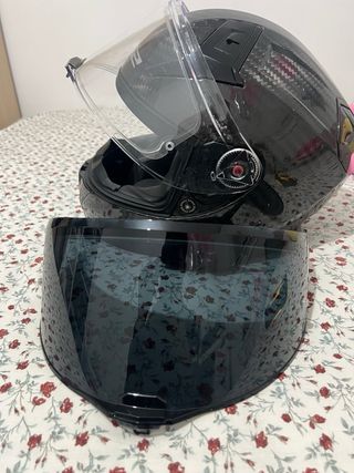 Casco LS2 Carbono Talla M Negro gloss(brillante)