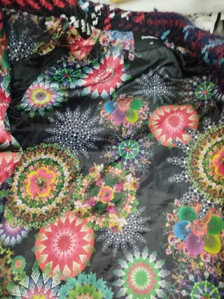 Cappotto Desigual Donna Taglia 42 Lana