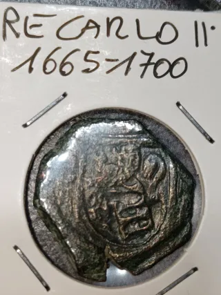 2 Monete Maravedí Carlo II e Filippo IV