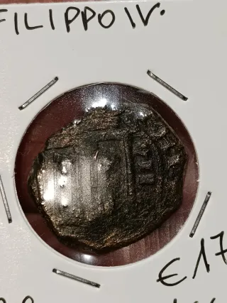 2 Monete Maravedí Carlo II e Filippo IV