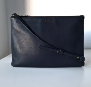 Bolso bandolera Celine Trio piel negro